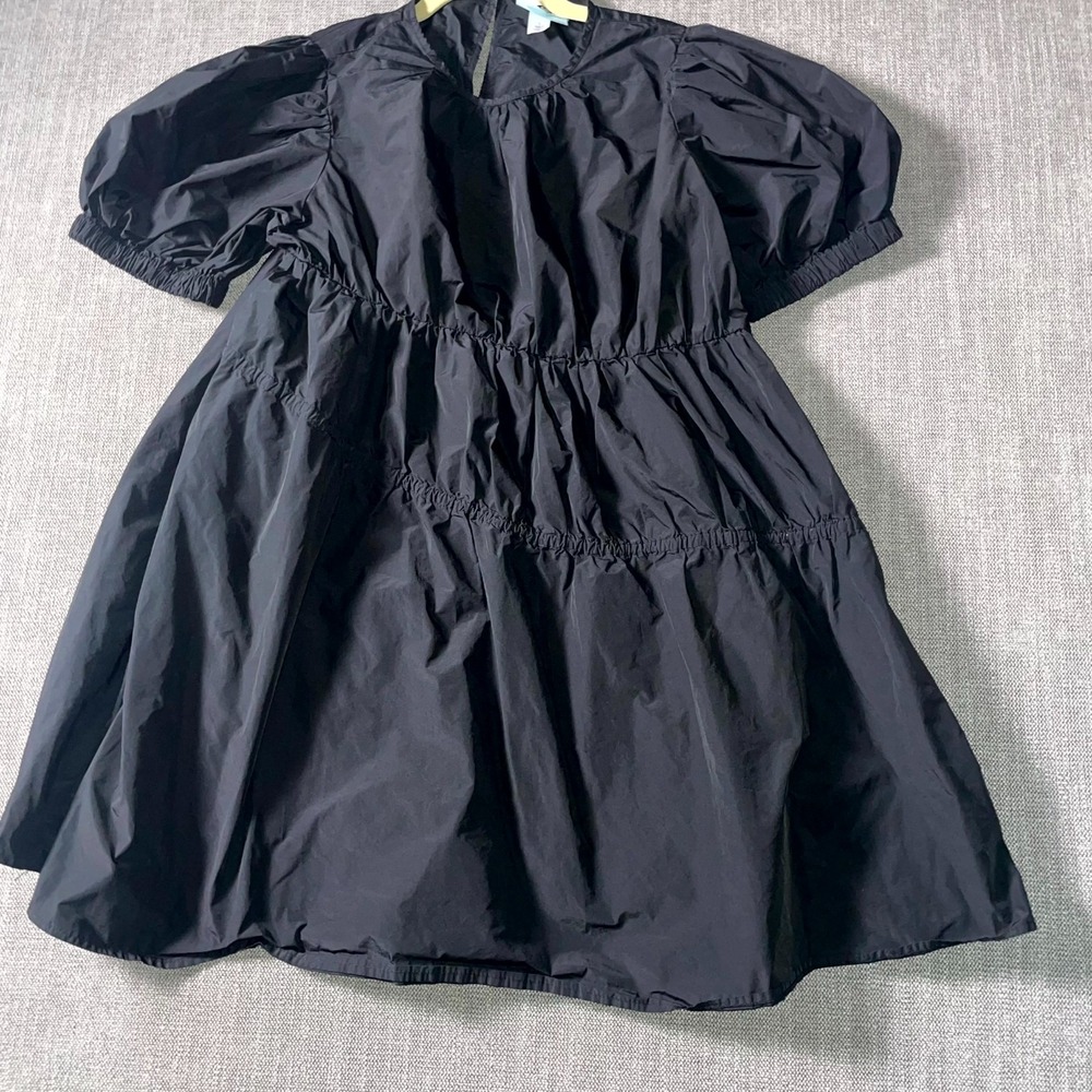 Future Collective Gabriella Karefa Johnson Drawcord Mini Dress Women Small Black